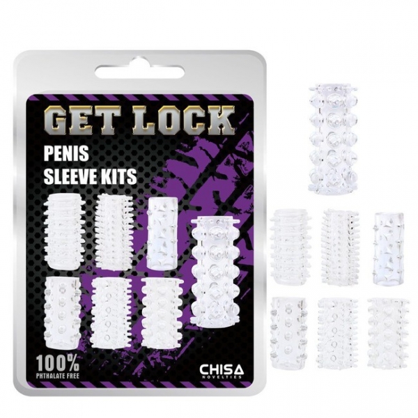 Набор насадок на пенис Penis Sleeve Kits CHISANOVELTIES, Китай, прозрачный