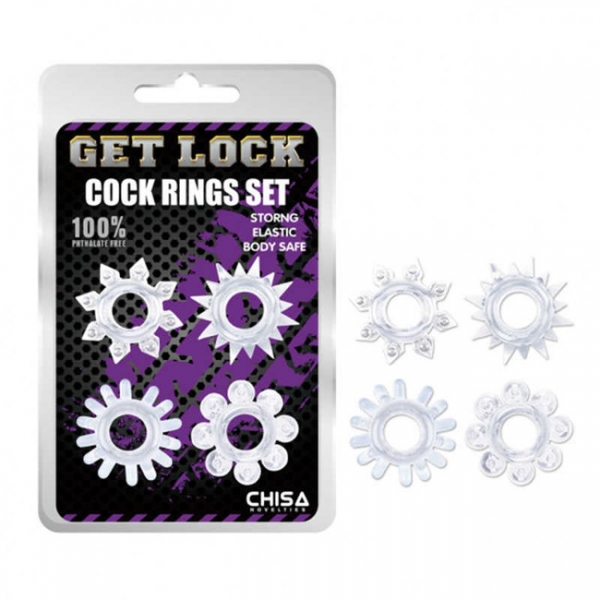 Набор эрекционных колец Cock Rings Set CHISA NOVELTIES
