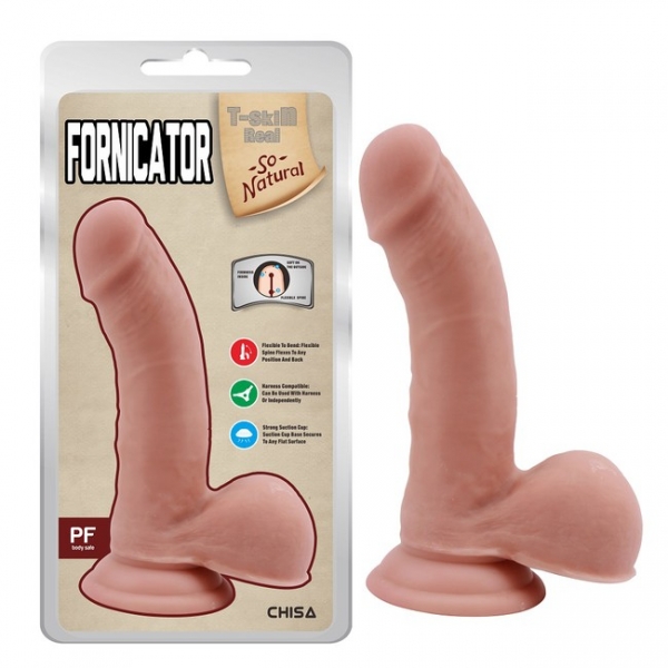 Фаллоимитатор на присоске Fornicator CHISA-NOVELTIES 19 см