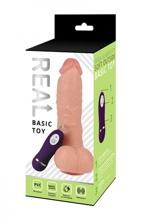 Реалистичный вибратор на присоске Real Dildo (10 режимов)