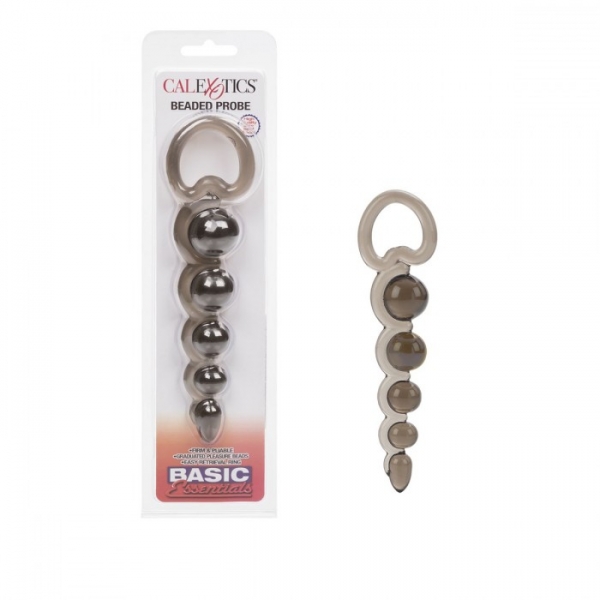 Гибкая серая анальная цепочка BASIC