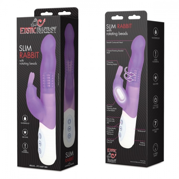 Силиконовый вибратор hi-tech с шариками