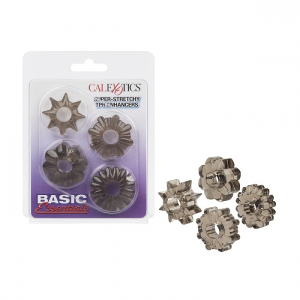 Комплект из четырех дымчатых колец BASIC