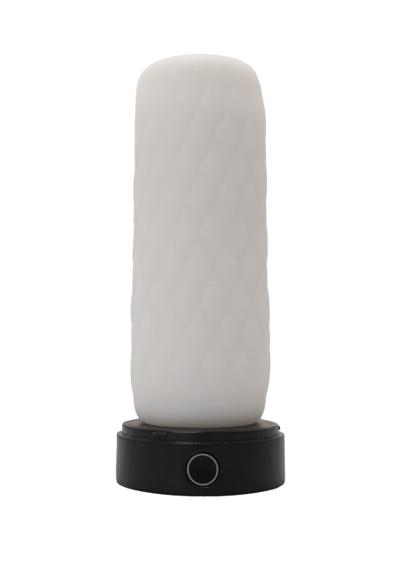 Мастурбатор-стимулятор, TPE, USB, белый/черный, 19 см, Guilty Toys