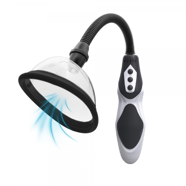 Вагинальная помпа Passion Pump, 8 режимов всасывания, черный