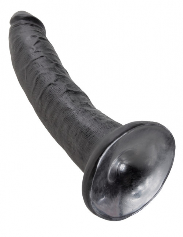 Фаллоимтатор на присоске черный King Cock 7 PIPEDREAM, США, чёрный
