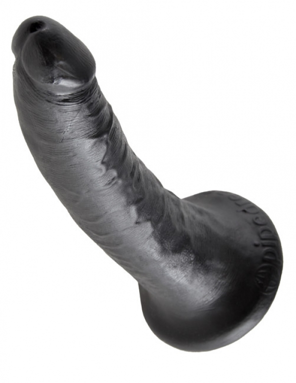 Фаллоимтатор на присоске черный King Cock 7 PIPEDREAM, США, чёрный