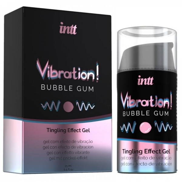 Гель с эффектом вибратора Bubble Gum Aroma 15 мл