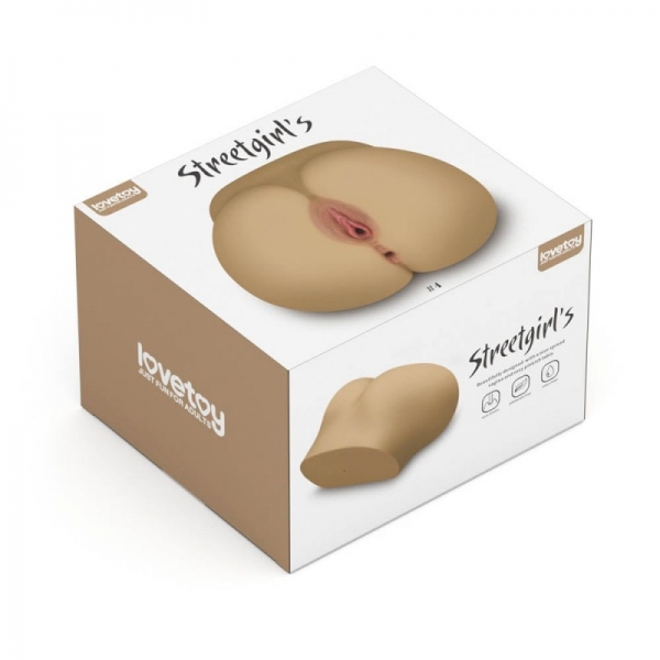 Мастурбатор Streetgirl's #4, киска и анус, натуральный, 2,4 кг