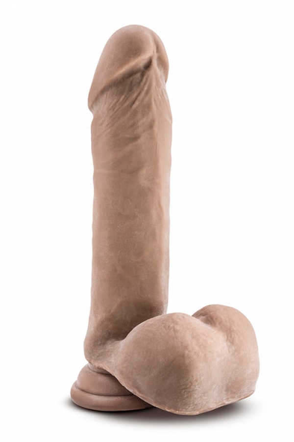 Фаллоимитатор Au Naturel Sensa Feel TPE двойной плотности, коричневый, 20,5 см