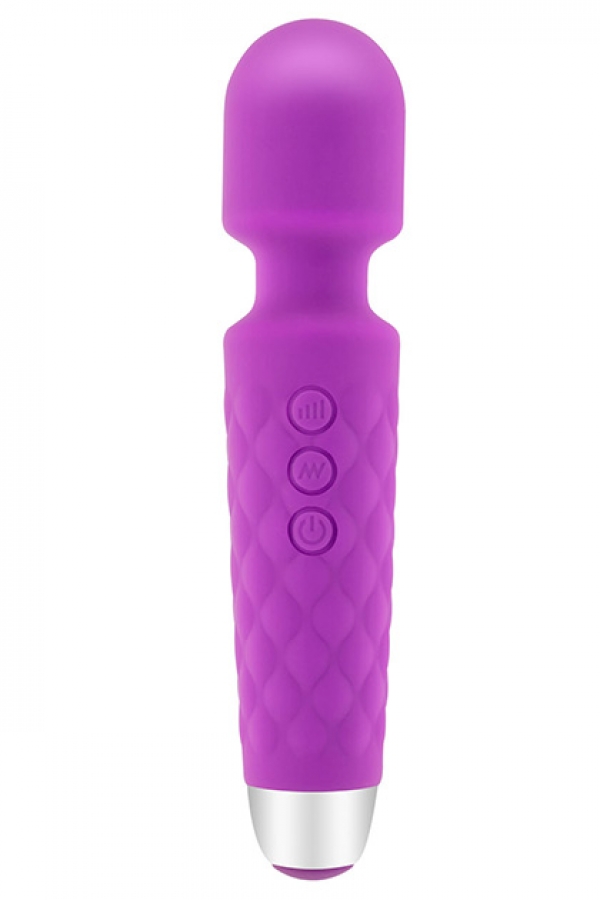 The Wand Purple небольшой вибро-массажер 20 типов вибраций
