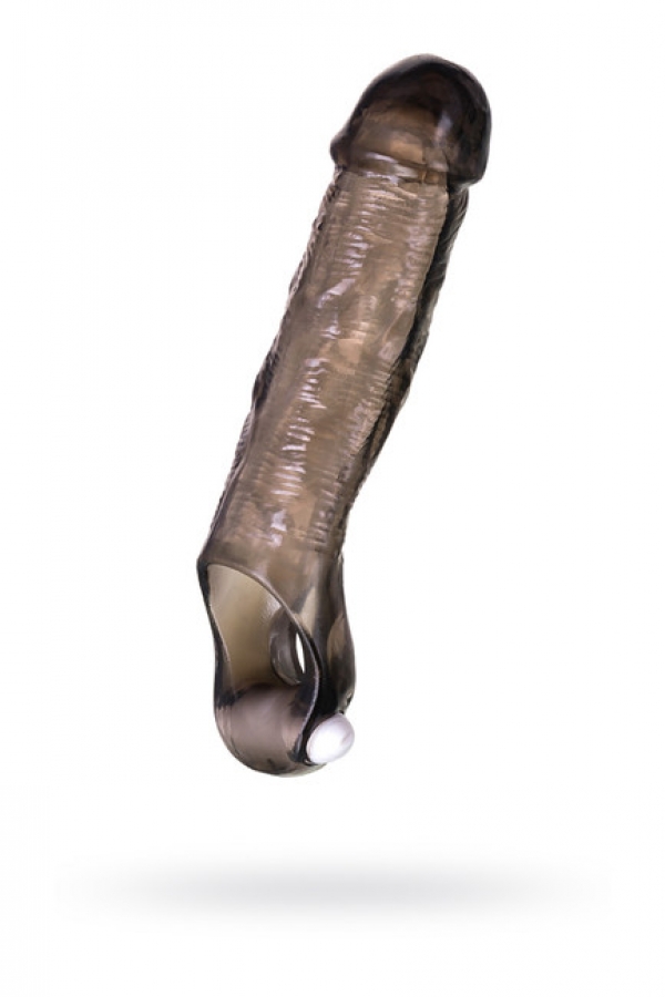 Удлиняющая насадка на член с вибрацией и фиксирующим кольцом XLover