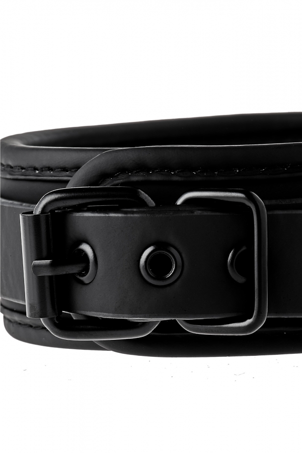 Роскошный фетиш-ошейник и поводок Blaze, черный DREAM toys