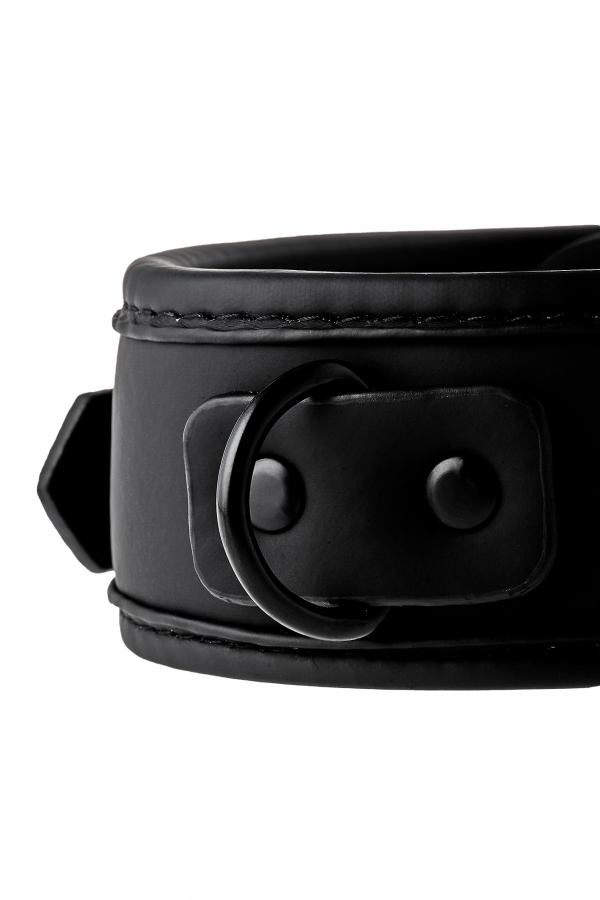 Роскошный фетиш-ошейник и поводок Blaze, черный DREAM toys