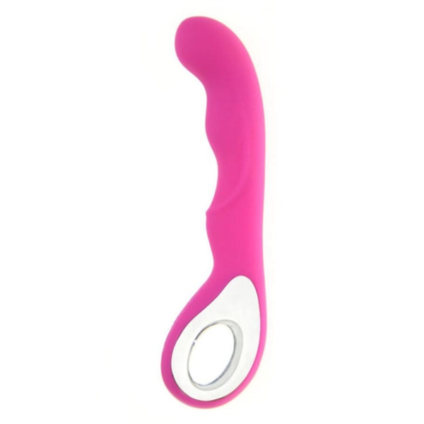 Вибратор перезаряжаемый силиконовый для G-точки Female G-spot Finger Pussy Vibrator розовый