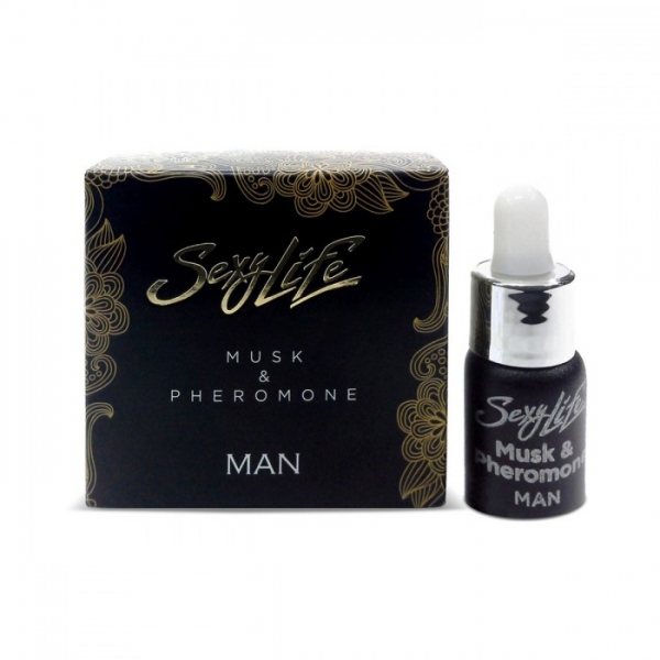 ДУХИ КОНЦЕНТРИРОВАННЫЕ SEXY LIFE MUSK & PHEROMONE MAN ДЛЯ МУЖЧИН 5 МЛ