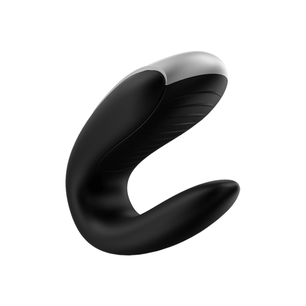 Смарт-Вибратор для пар Satisfyer Double Fun с пультом ДУ и возможностью подключения к смартфону (черный)