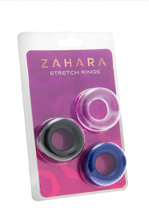 Кольца Zahara 3 шт. Разноцветные