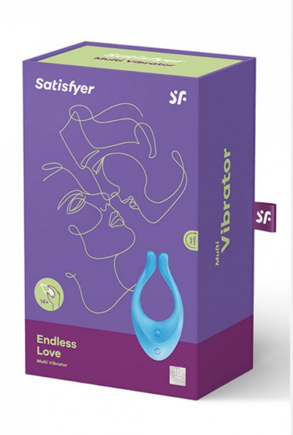 Перезаряжаемый вибромассажер Satisfyer Endless Love (Голубой)