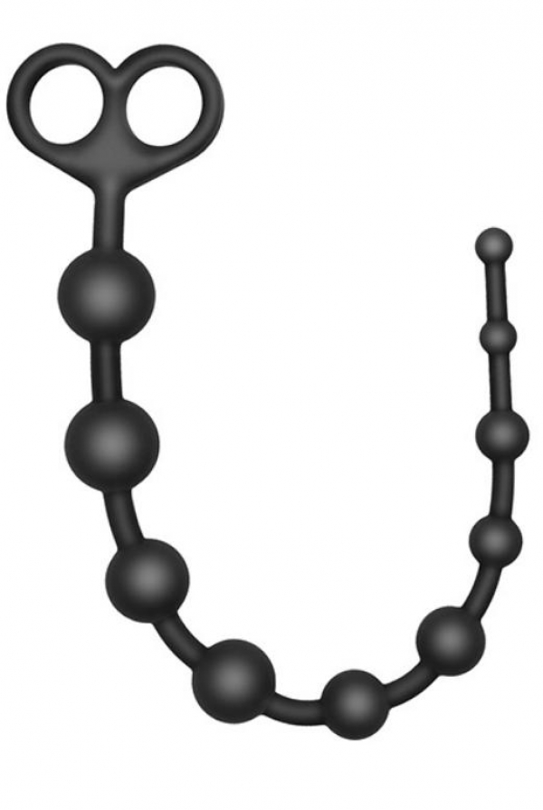 Длинные анальные бусины с различной толщиной