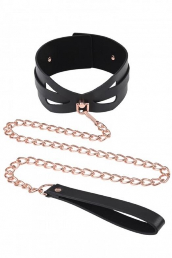 Ошейник и поводок для ролевых БДСМ-игр