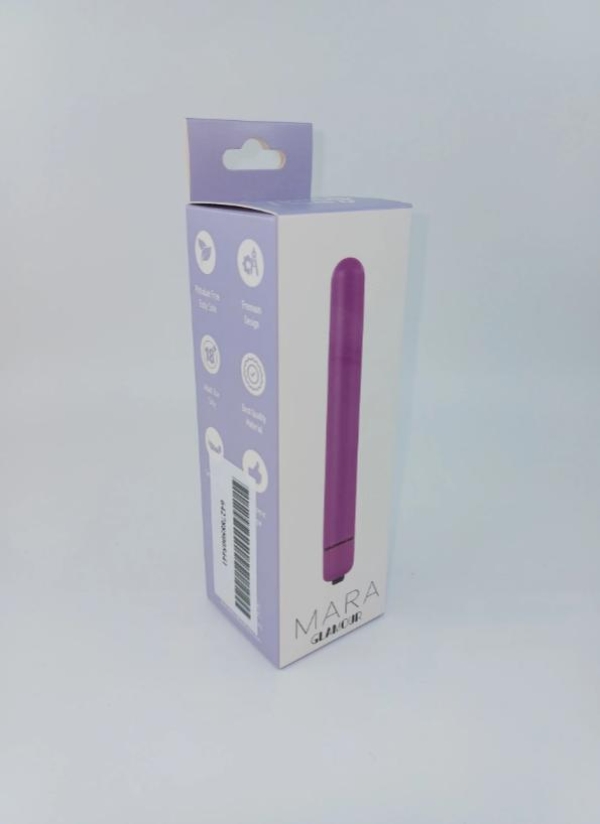 Классический вибратор Mara 10 режимов вибрации Фиолетовый 13 см Guilty Toys