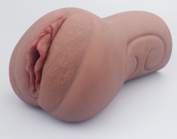 Мастурбатор № 05 «Вагина», реалистичный, из термопластичного эластомера, супермягкий, коричневый