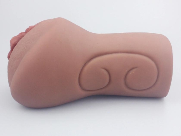 Мастурбатор № 05 «Вагина», реалистичный, из термопластичного эластомера, супермягкий, коричневый