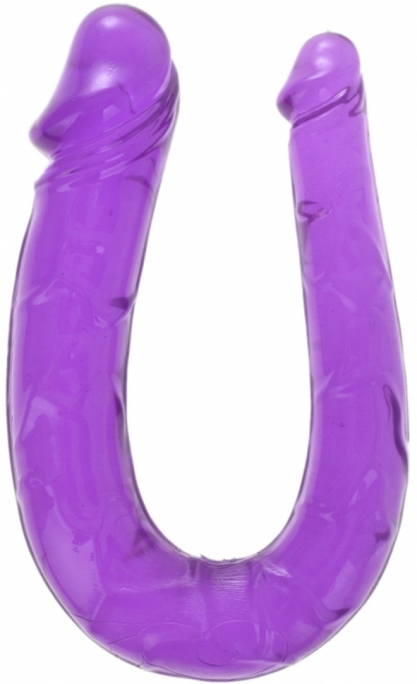 Дилдо с двойными реалистичными головками, фиолетовый, 30 см Passion Labs