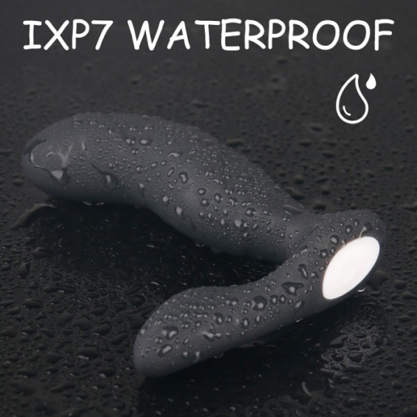 Стимулятор простаты с дистанционным управлением Junir 9 режимов вибрации Silicon USB Black Passion Labs