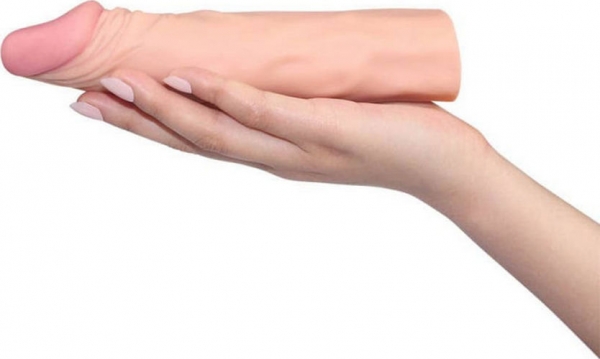 Удлиняющая насадка для пениса PleasureX Tender Natural