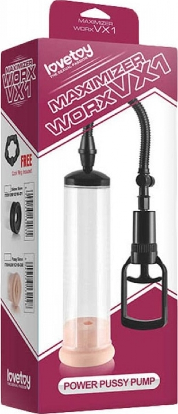 Помпа для увеличения пениса Maximizer Worx VX 1 Pussy