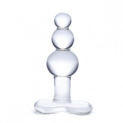 Анальная елочка с 3-мя шариками Butt Plug with Tapered Base