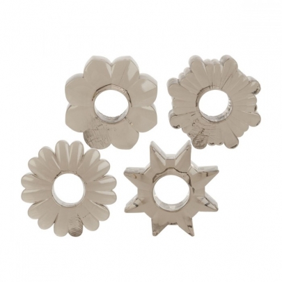 Комплект из четырех дымчатых колец BASIC