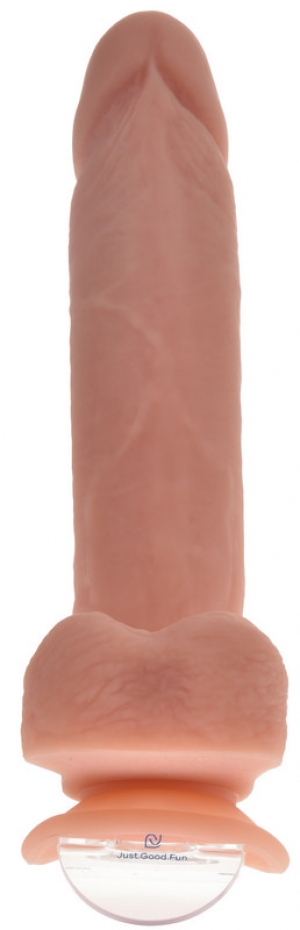 Реалистичный вибратор из силикона с Пультом ДУ USB 26 см JGF Premium Sex Toys