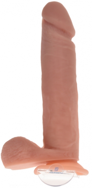 Реалистичный вибратор из силикона с Пультом ДУ USB 26 см JGF Premium Sex Toys