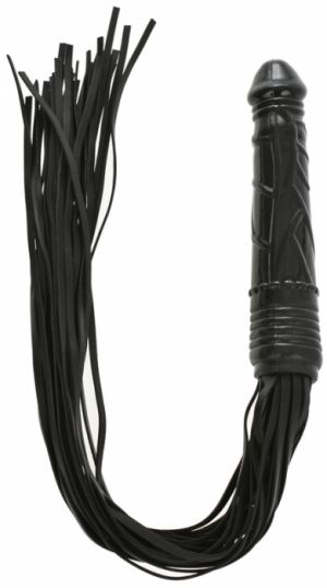 Guilty Toys черный дилдо с хвостом