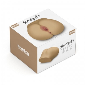 Мастурбатор Streetgirl's #4, киска и анус, натуральный, 2,4 кг