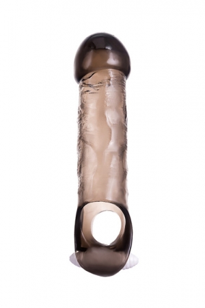 Удлиняющая насадка на член с вибрацией и фиксирующим кольцом XLover