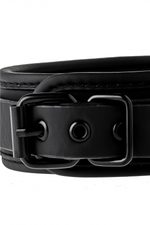 Роскошный фетиш-ошейник и поводок Blaze, черный DREAM toys