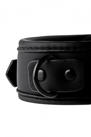 Роскошный фетиш-ошейник и поводок Blaze, черный DREAM toys