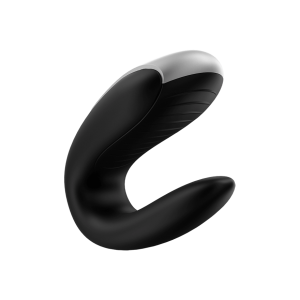 Смарт-Вибратор для пар Satisfyer Double Fun с пультом ДУ и возможностью подключения к смартфону (черный)
