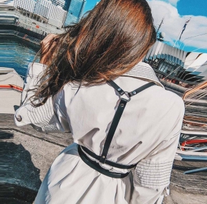 Женская регулируемая портупея из искусственной кожи