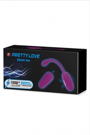 Shock fun вибратор в форме яйца розовый