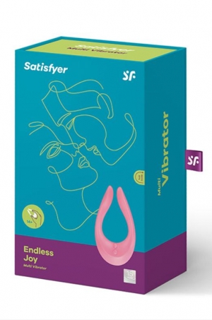 Satisfyer Endless Joy Pink перезаряжаемый вибромассажер U-образной формы