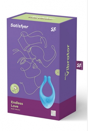 Перезаряжаемый вибромассажер Satisfyer Endless Love (Голубой)