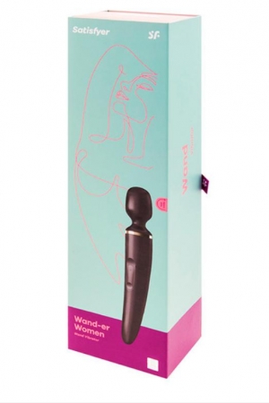 Вибромассажер Satisfyer Wand-er Woman (Black/Gold)