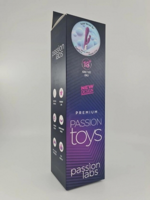 Вибратор Rabbit Levi Silicon USB 7 режимов Фиолетовый 20 см Passion Labs