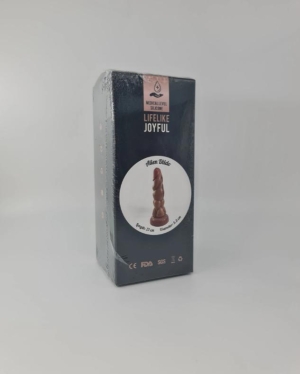 Фаллоимитатор № 13 Fantasy Beasts, жидкий силикон, коричневый, 21 см