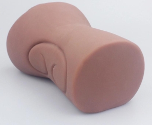 Мастурбатор № 05 «Вагина», реалистичный, из термопластичного эластомера, супермягкий, коричневый